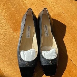 Jimmy Choo Gisela Flat Black/Patent